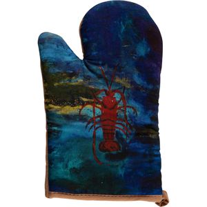 Ofenhandschuh Fackelmann Lobster, 11013 , blau
