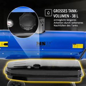 Produktbild für Heizlüfter MSW 10062158, bis 30000 Watt