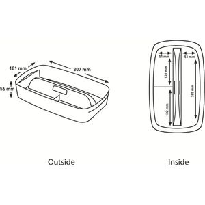 Produktbild für Aufbewahrungsbox Leitz MyBox Organiser Klein 5323