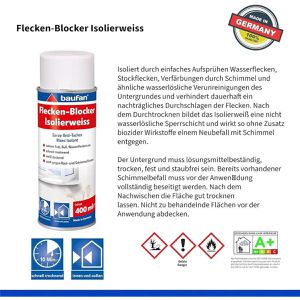 Produktbild für Isolierfarbe Baufan Flecken-Blocker, weiß, 400ml, Spray