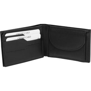 Produktbild für Portemonnaie Böttcher-AG Holiday, schwarz, aus Echt Leder