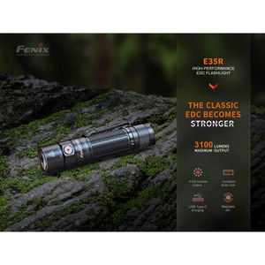 Produktbild für Taschenlampe Fenix E35R, LED, aufladbar