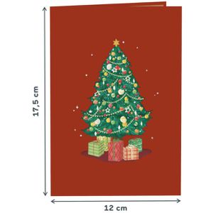 Produktbild für Weihnachtskarte papercrush 3D Weihnachtsbaum