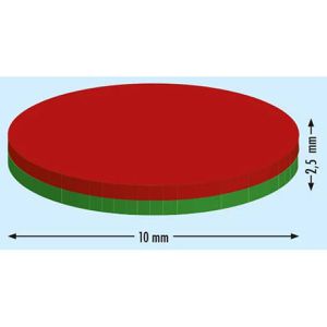 Produktbild für Magnete Böttcher-AG N35, silber, Neodym Magnet