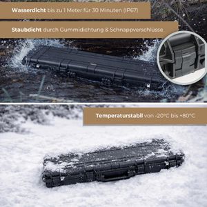 Produktbild für Transportkoffer HMF ODK200, abschließbar, aus Kunststoff