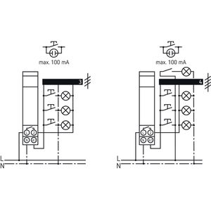 Produktbild für Stromstoßschalter Theben OKTO ES12-230 Hutschiene
