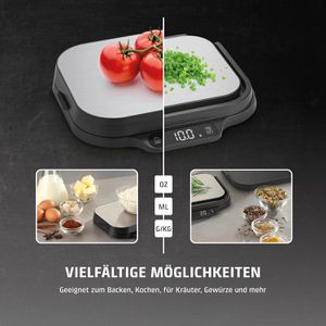 Produktbild für Küchenwaage Caso KitchenDuo 3291, mit Tara-Funktion, bis 0,1 g