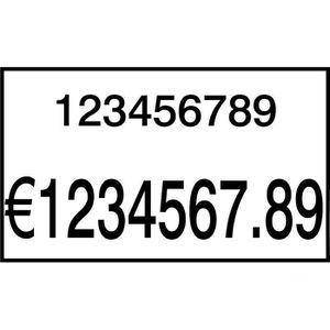 Preisetiketten Böttcher-AG weiß, 26 x 16 mm