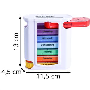 Produktbild für Tablettenbox TIGA-MED 7 Tage