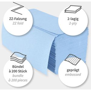 Produktbild für Papierhandtücher Hygoclean 30404, 2-lagig