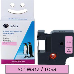 Schriftband GG-image für Brother TZe-R431, 12mm