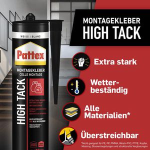 Produktbild für Montagekleber Pattex High Tack PTRHT, außen 511g
