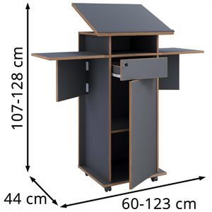 Produktbild für Stehpult VCM Salia L 920812, aus Holz