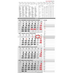 Produktbild für 4-Monatskalender Kalenderwerk Note 4 Kompakt, Ferienübersicht