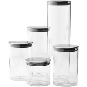 Produktbild für Vorratsglas JosephJoseph Podium, mit Edelstahldeckel