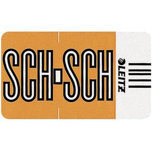 Buchstabensignale Leitz Orgacolor, 6636, Buchstaben SCH