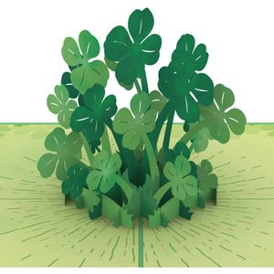 Produktbild für Grußkarten papercrush 3D Glücksklee