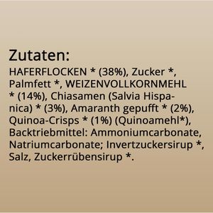 Produktbild für Kekse Lambertz Hafer Cookies BIO