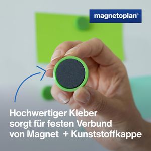 Produktbild für Magnete Magnetoplan Ergo Medium, maigrün