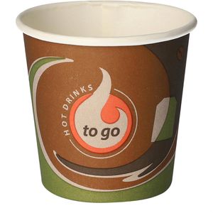 Produktbild für Trinkbecher Papstar 88212 To Go, farbig, 0,1 l