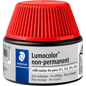 Nachfülltusche Staedtler Lumocolor 48715-2, rot