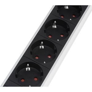 Produktbild für Steckdosenleiste Bachmann Step Alu, mit GST18
