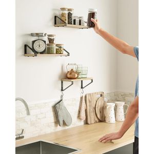 Produktbild für Wandregal Vasagle LWS033B11, eiche