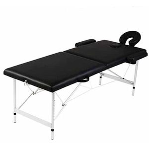 Massageliege vidaXL Massagetisch, aus Aluminium, mit Armlehnen