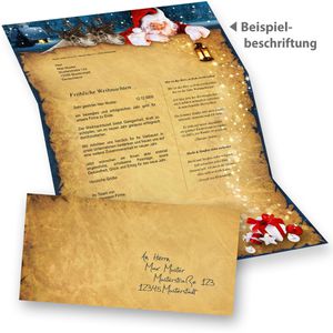 Produktbild für Weihnachtsbriefpapier tatmotive Nordpol Express
