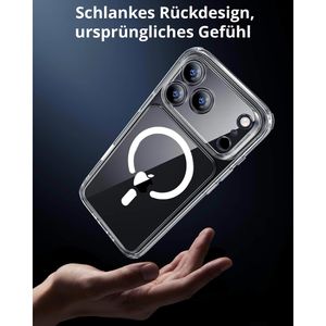 Produktbild für Handyhülle ESR Classic Hybrid HaloLock, MagSafe, transparent