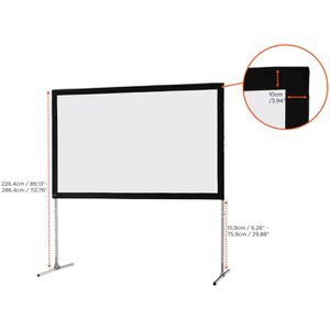 Produktbild für Beamer-Leinwand Celexon Faltrahmen Mobil Expert