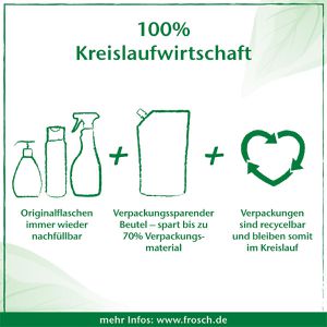 Produktbild für Waschmittel Frosch Granatapfel Bunt-Waschmittel