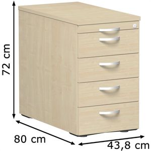 Produktbild für Standcontainer Geramöbel Flex, ahorn