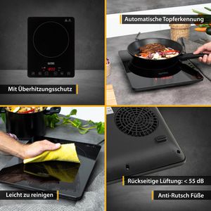 Produktbild für Kochplatte TZS-First-Austria Slim, FA-5095-2