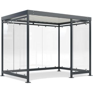 Personenunterstand WSM Köln K3 b/c BS, anthrazit, aus Metall