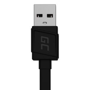 Produktbild für Ladekabel Green-Cell GC Matte, schwarz, 0,25m
