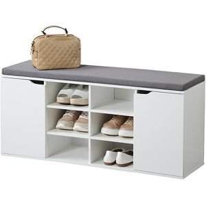Produktbild für Schuhbank Kesper 15918, weiß, aus Holz