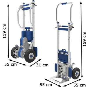 Produktbild für Sackkarre DM-System ZW7170GC, klappbar, elektrisch