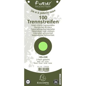 Produktbild für Trennstreifen Exacompta 13445B Forever, grün