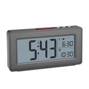 Produktbild für Wecker TFA 60.2563.10 anthrazit, digital