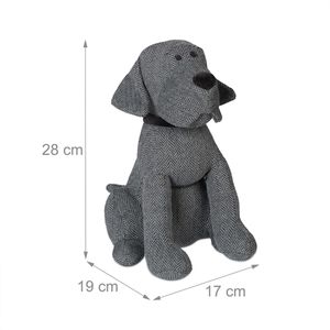 Produktbild für Türstopper Relaxdays Hund, aus Stoff