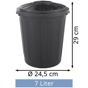 Produktbild für Mülleimer Keeeper Mini-Tonne, graphite