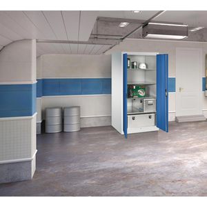 Produktbild für Werkzeugschrank CP-Möbel 8924-00, aus Metall, grau / blau