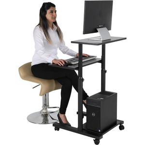 Produktbild für Computertisch Update-Displays UAWSB00010X2000, mit Rollen