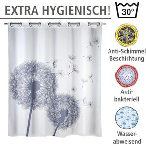 Produktbild für Duschvorhang Wenko Anti-Schimmel Astera, 180 x 200 cm