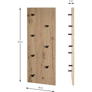 Produktbild für Wandgarderobe Haku-Möbel 37442, Holz