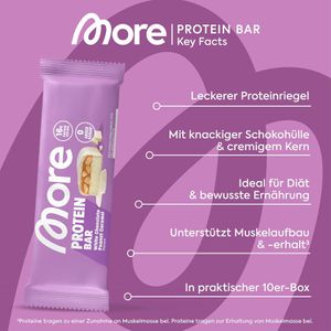 Produktbild für Proteinriegel More Soft Bars, 10 Riegel