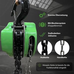 Produktbild für Kettenzug Trutzholm Profi, 41539, Triangel Flaschenzug