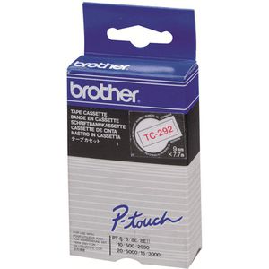 Produktbild für Schriftband Brother TC-292, 9mm