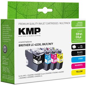 Produktbild für Tinte KMP für Brother LC-422XLVAL
